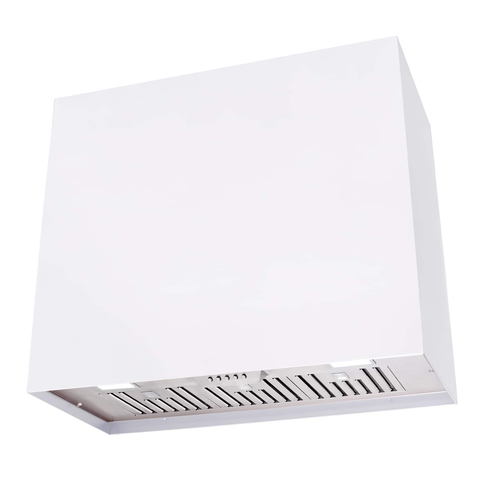 Akicon - 36 inches - Externally Vented - Wall Range Hood - White
