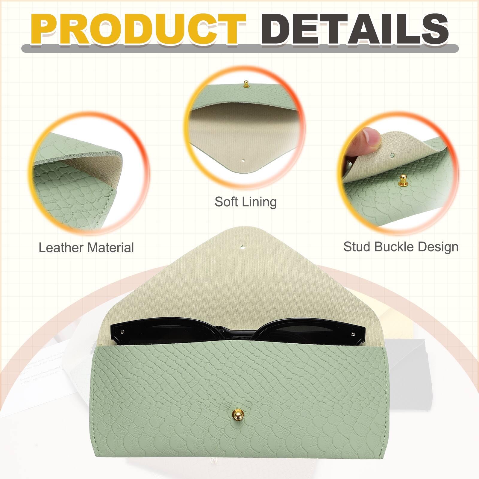 PRODUCT DETAILS

- Soft Lining
- Leather Material
- Stud Buckle Design
