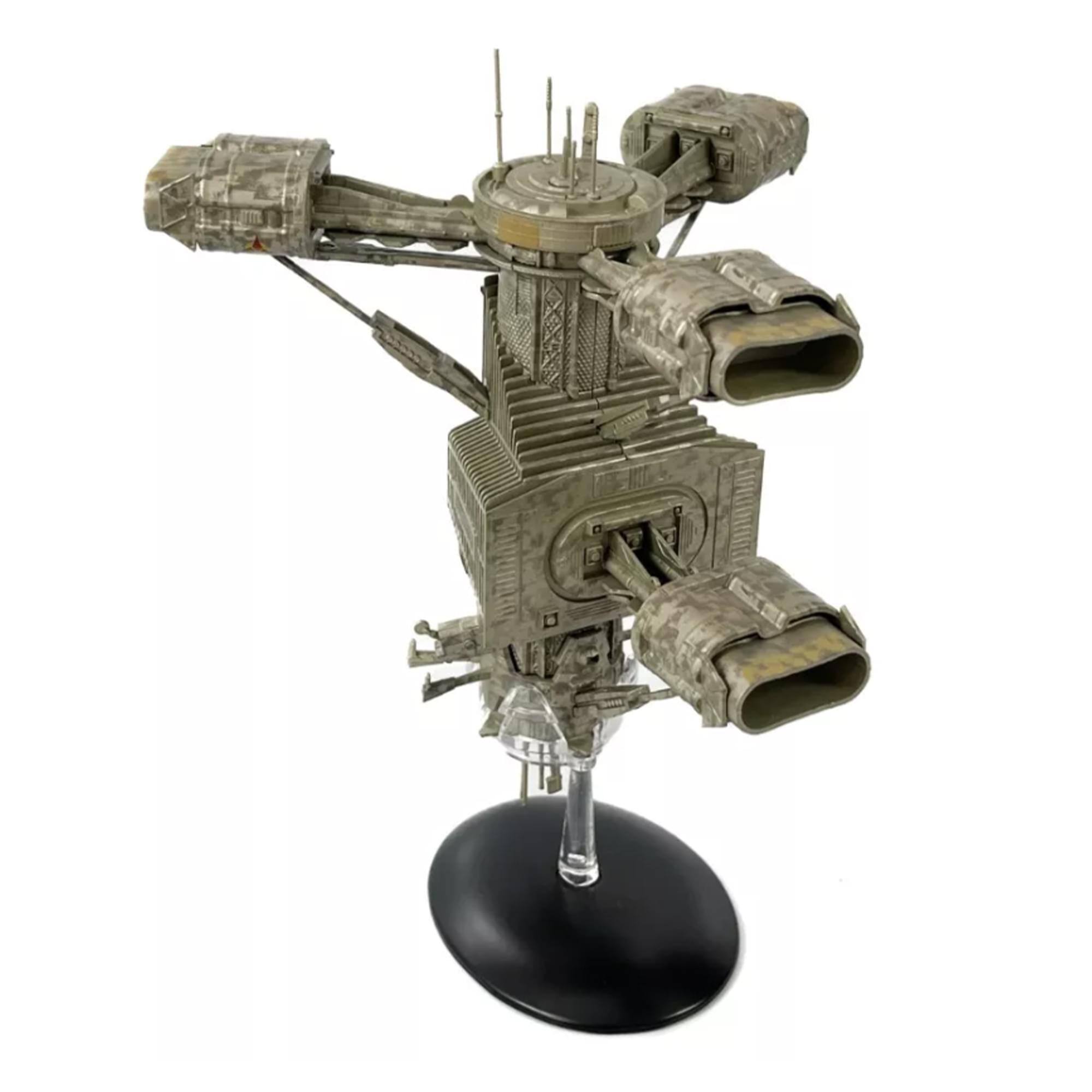 Alt View 1. Eaglemoss - Eaglemoss Star Trek Starship Replica | Gokor Orbital Facility - Silver.