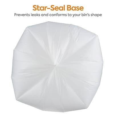 Star-Seal Base  
Prevents leaks and conforms to your bin's shape