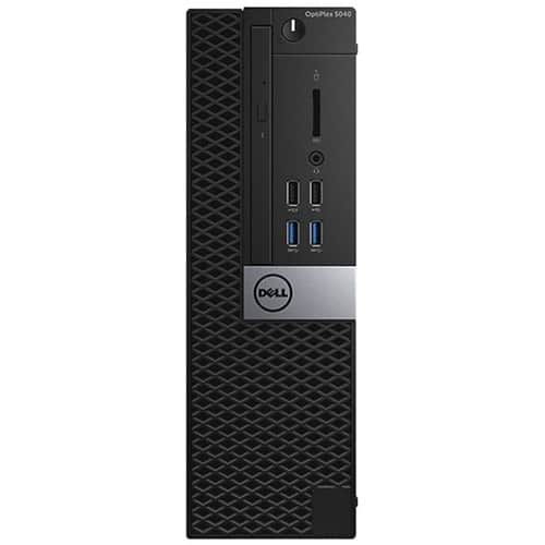Front. Dell - OptiPlex Desktop - Intel Core i5 - 8GB Memory - 500GB Hard Drive - Black.