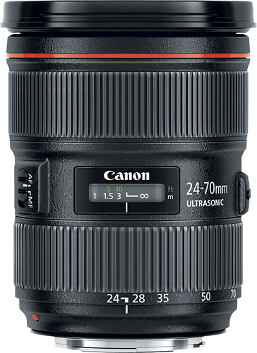 Canon EF24-70mm F2.8L II USM Standard Zoom Lens for EOS DSLR Cameras Black  5175B002 - Best Buy