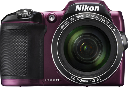  Nikon - Refurbished COOLPIX® L840 16.0-Megapixel Digital Camera - Plum