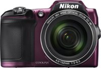Front Zoom. Nikon - Refurbished COOLPIX® L840 16.0-Megapixel Digital Camera - Plum.