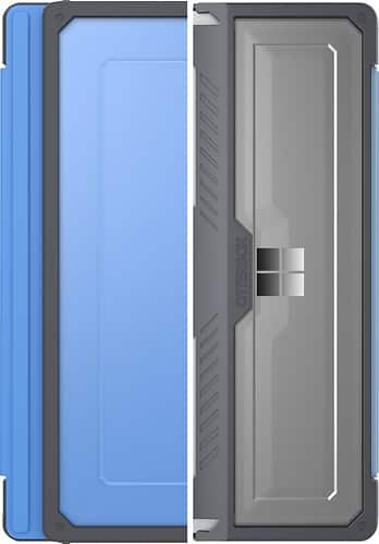 OtterBox - Symmetry Series Screen Cover for Microsoft Surface Pro and Surface Pro 4 - Slate Gray - Larger Front