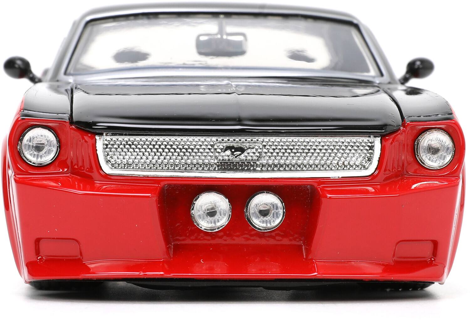 Alt View 2. Jada Toys - Big Time Muscle - 1:24 1965 Ford Mustang Red:Black Die-Cast Car   - COLLECTIBLES - Multicolor.