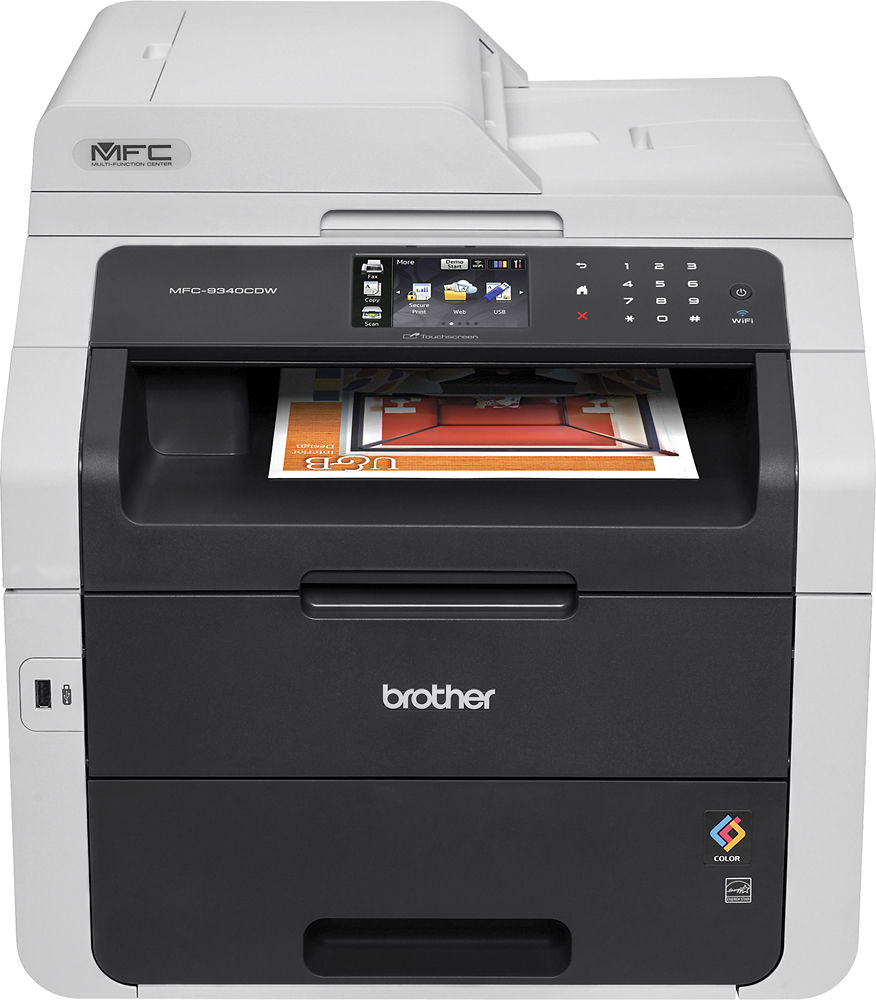 Best Buy: Brother MFC-9340CDW Wireless Color All In One Printer 