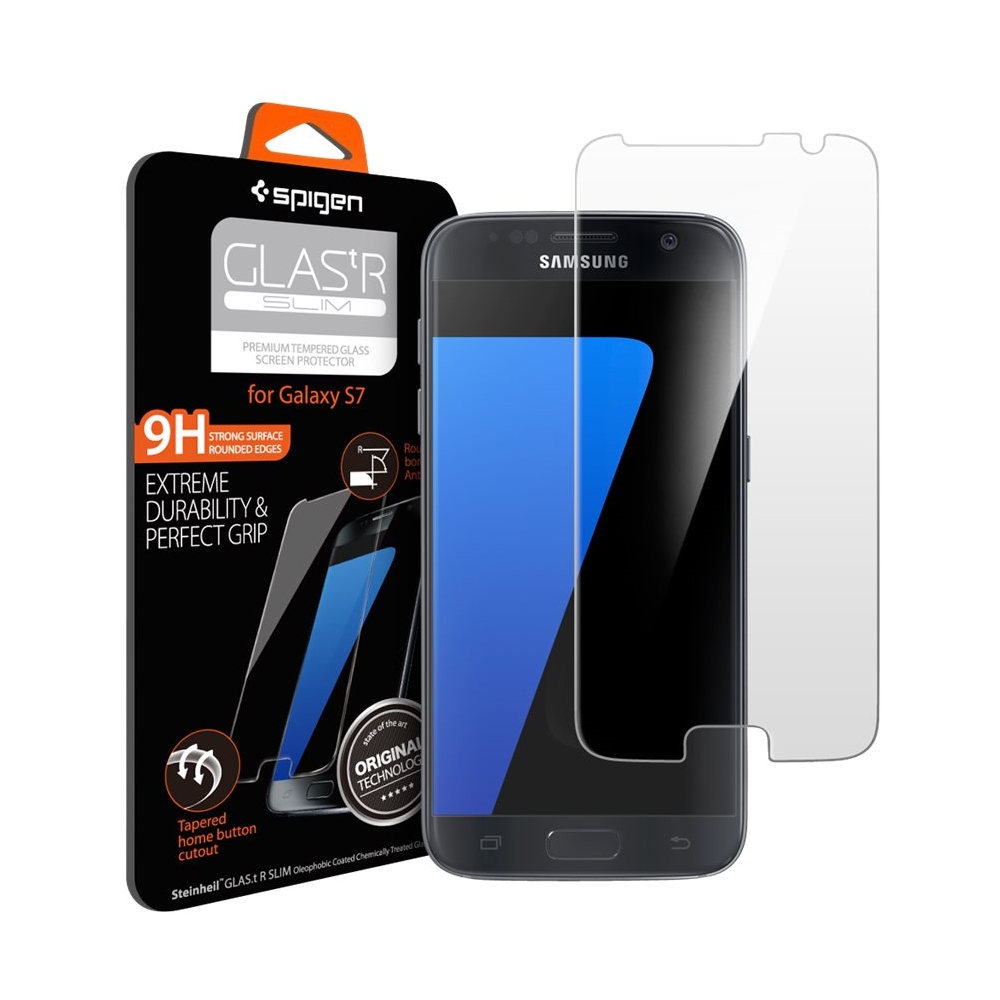 dynamisch privacy Naschrift Best Buy: Spigen GLAS.tR SLIM Premium Screen Protector for Samsung Galaxy S7  Clear 555GL20198