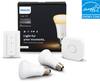 Philips - Hue Ambiance A19 Starter Kit - White-Front_Standard
