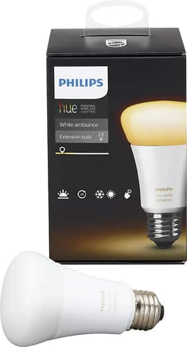 UPC 046677461003 product image for Philips - 800-lumen, 10.5w, Tone Philips Hue White Ambiance A19 Led Light Bulb - | upcitemdb.com