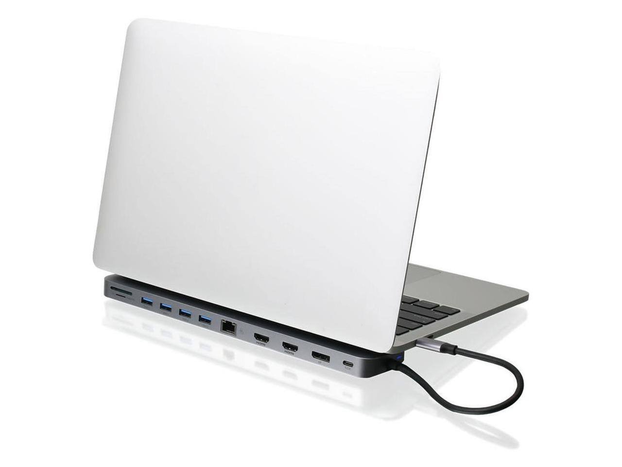 Alt View 5. IOGEAR - IOGEAR Dock Pro USB-C Triple HD Dock w/ PD 3.0 GUD3C4K3.