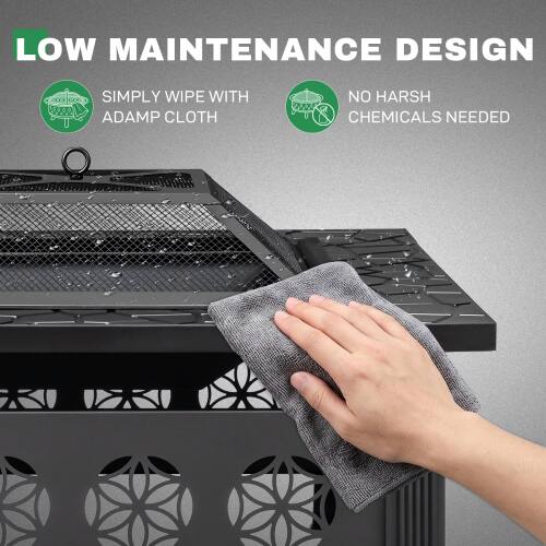 LOW MAINTENANCE DESIGN

SIMPLY WIPE WITH ADAMP CLOTH

NO HARSH CHEMICALS NEEDED