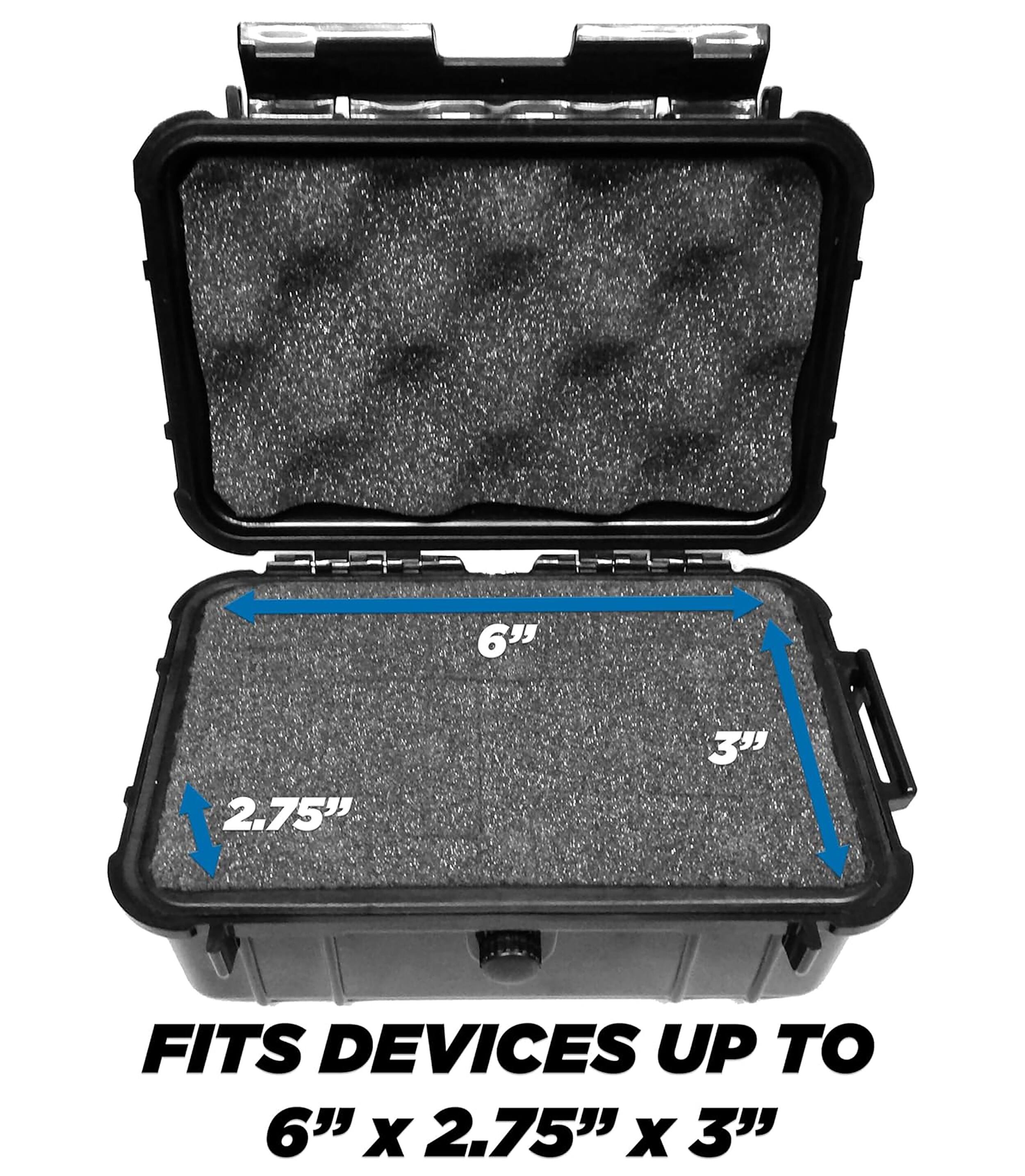 6" 2.75" 3" FITS DEVICES UP TO 6" X 2.75" X 3"