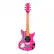 Front Standard. Sakar - Hello Kitty 6- String Electric Guitar - Pink.