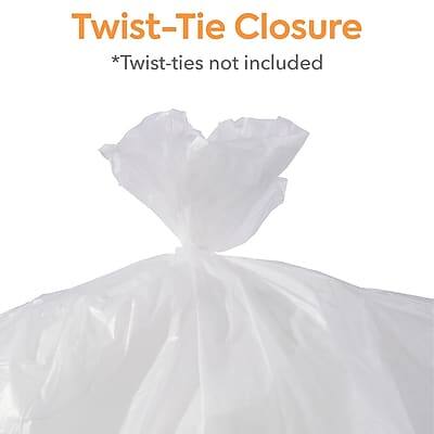 Twist-Tie Closure  
*Twist-ties not included