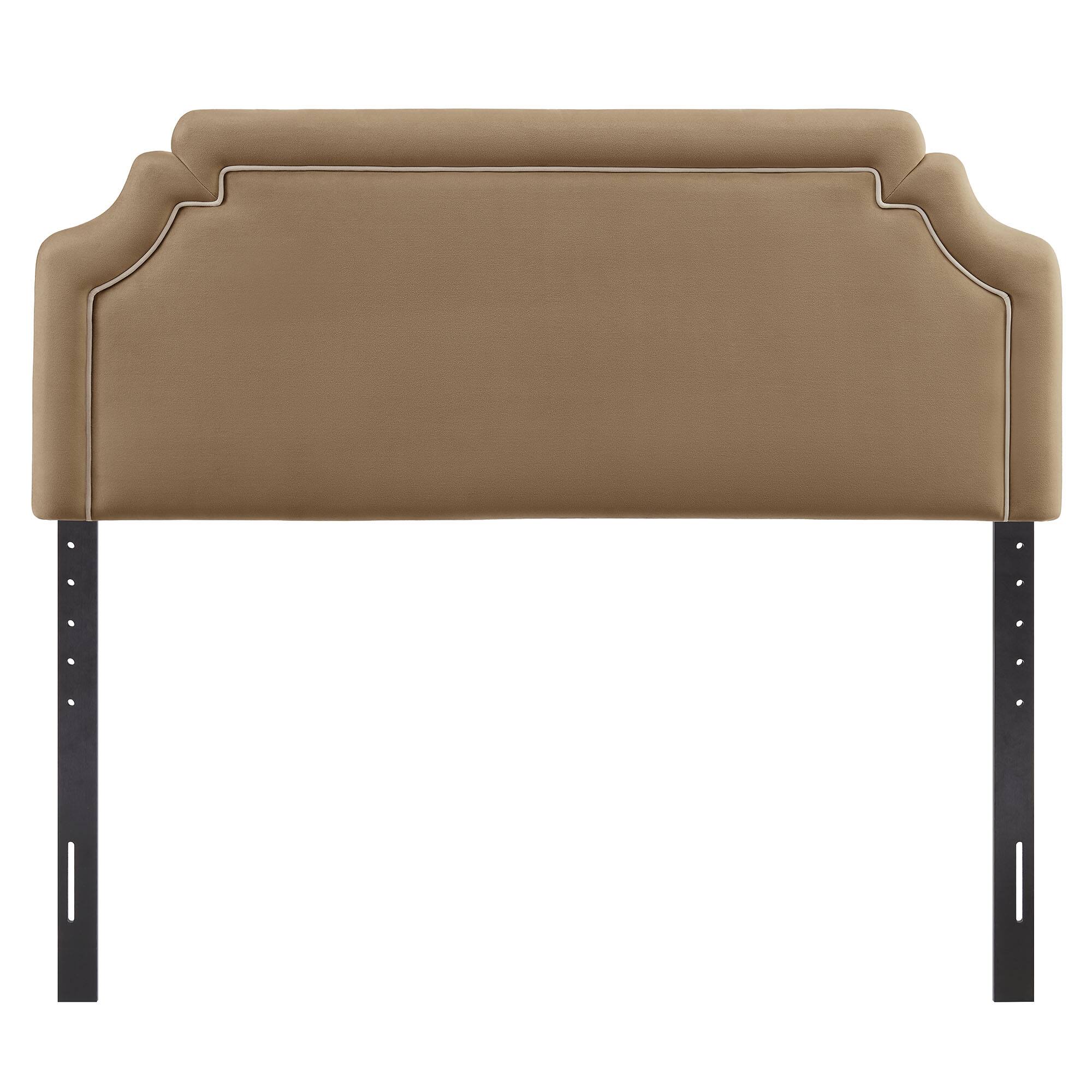 Alt View 2. Modway - Magnolia Stain-Resistant Performance Velvet Headboard by Modway - Taupe Almond.