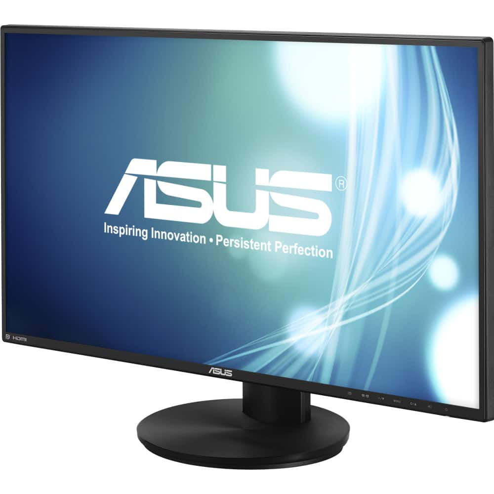 Left View: ASUS - 27" LED HD Monitor - Black