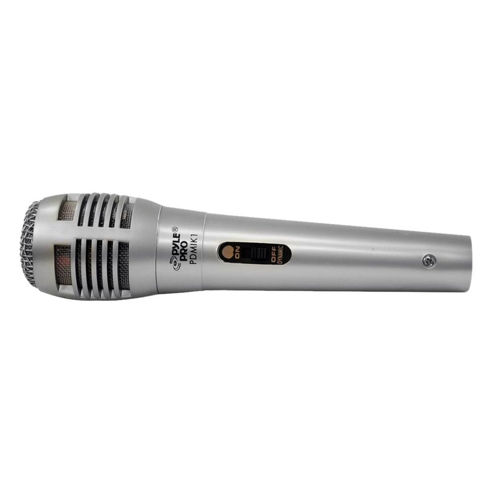 PYLE - Pro Unidirectional Dynamic Microphone - Silver