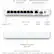 (8) 2.5 GbE, PoE++ RJ45 ports
10G SFP+ / 10 GbE RJ45 combination port
System LED
PoE+++ in port
Power input*
Reset button
Multiple mounting options**
*AC power adapter sold separately.
**Wall-mountable (kit included), DIN rail-mountable (sold separately).
