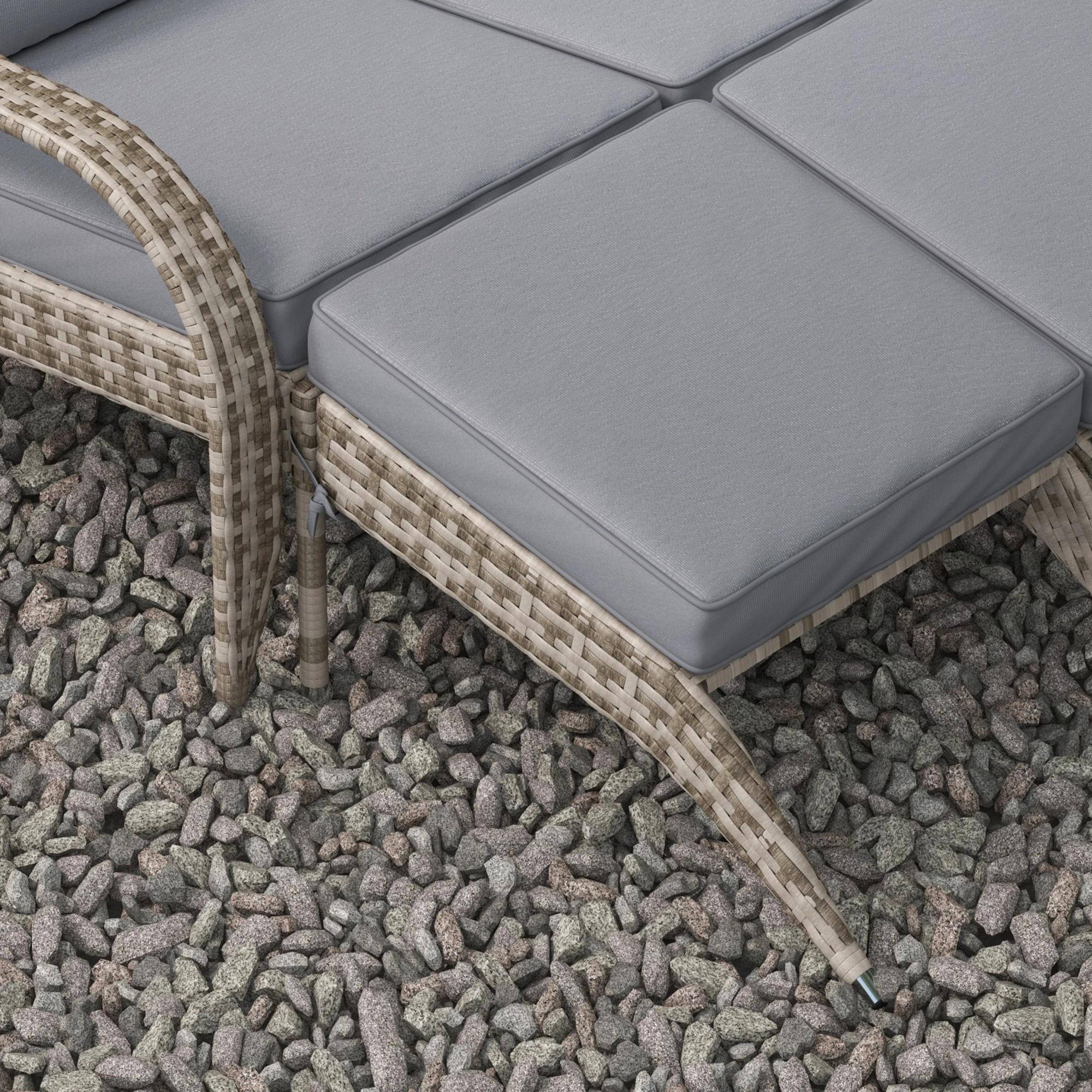 Back. Resenkos - Resenkos PE Rattan 2-Person Adirondack Set, Cushioned Fire Pit Lounge, Comfortable Armrests, Porch Seating, Gray - Gray.