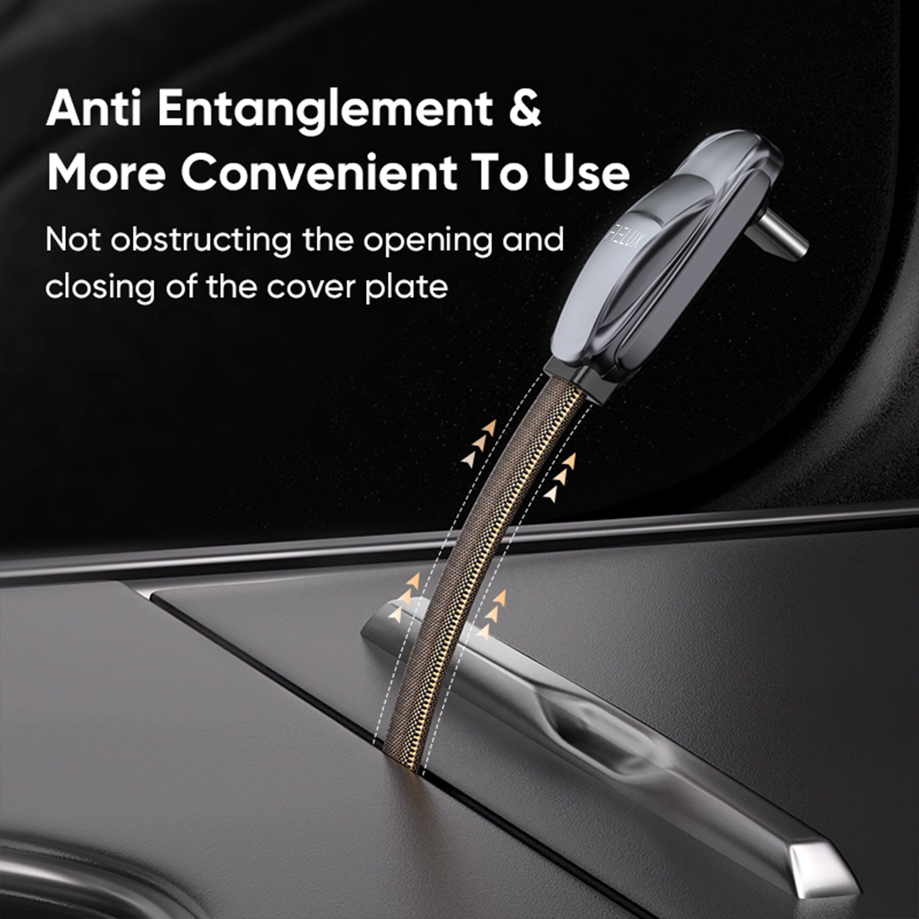 Anti Entanglement & More Convenient To Use

Not obstructing the opening and closing of the cover plate