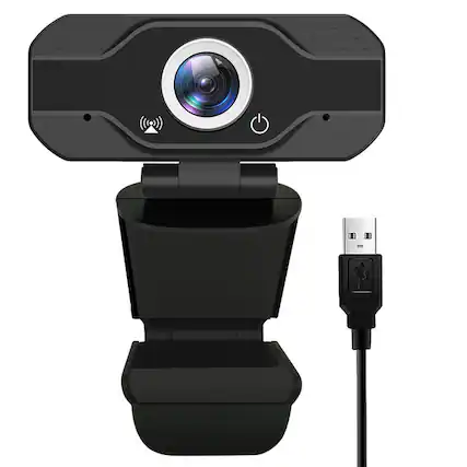 Front. Cluzine - 1080P Webcam with Mic USB Camera Wide Angle Driver-Free for Live Streaming.