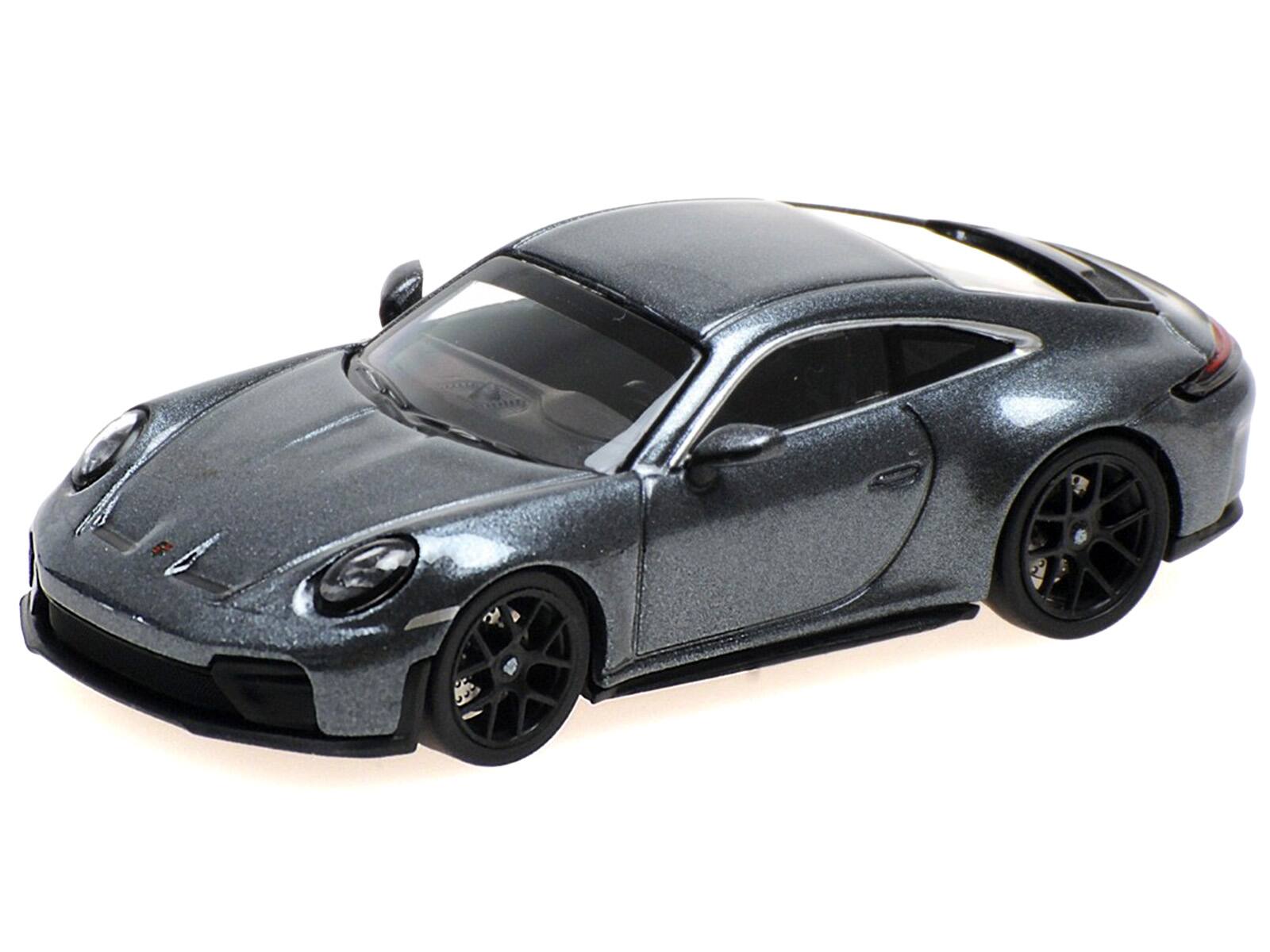 Alt View 1. Minichamps - 2025 Porsche 911 (992.2) GT3 Touring Gray Metallic Limited Edition to 240 pieces 1/64 Diecast Model Car by Minichamps.