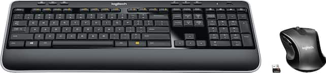 Logitech - MK530 Advanced Wireless Keyboard and Optical Mouse - Front Zoom