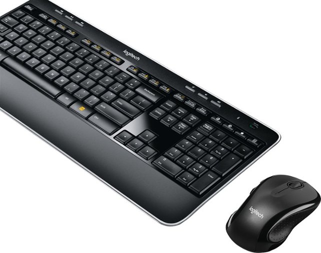 Logitech - MK530 Advanced Wireless Keyboard and Optical Mouse - Left Zoom