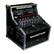 Alt View Standard 20. Marathon - Flight Road Case Dual CD Control & 19" Mixer DJ Work Station - Black, Chrome.