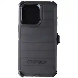 OtterBox - Refurbished Excellent - Defender Pro Series Case for Apple iPhone 15 Pro Max - Black