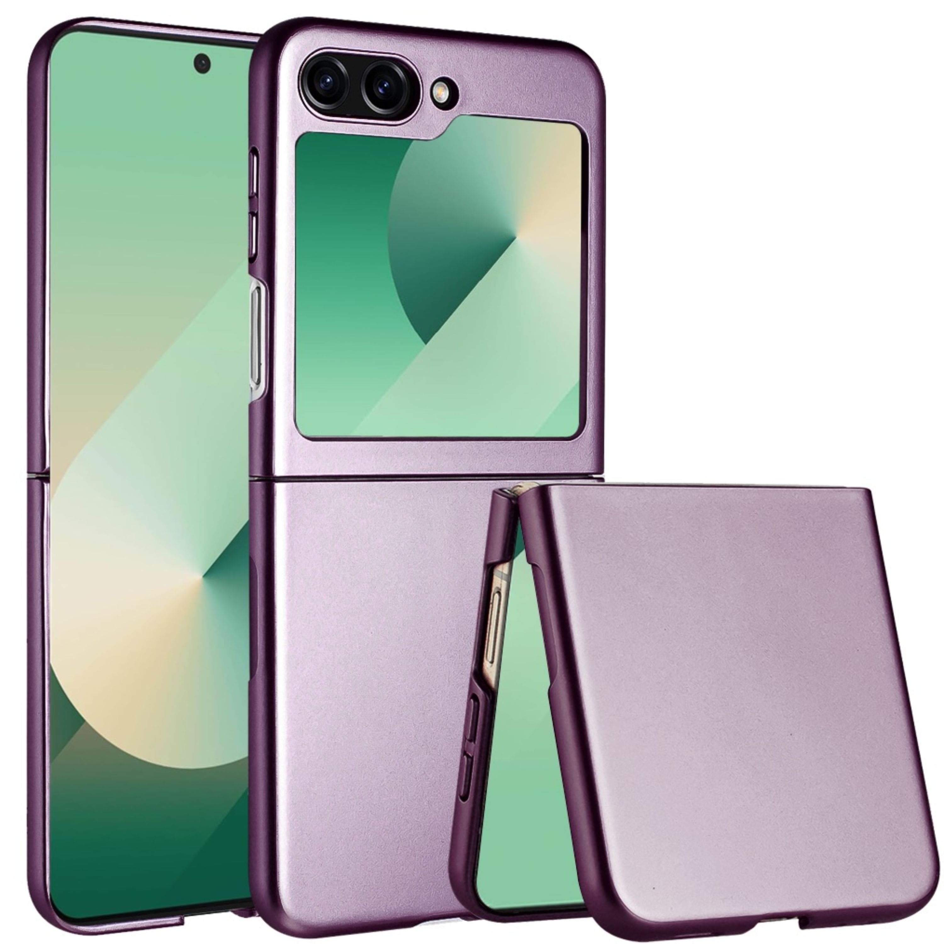 Kitcheniva - Slim Matte Snap-On Cover For Samsung Galaxy Z Flip 6 - Dark Purple price history on PriceWatchPro