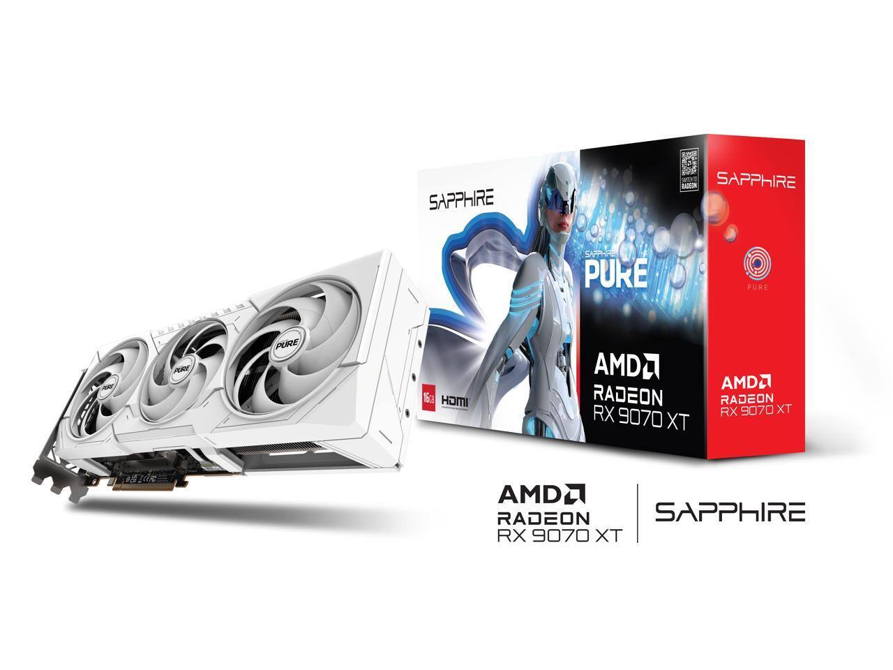 Sapphire Pure Sapphire Pure Pure 15ca HDMI AMD2 Radeon RX 9070 XT AMD2 Radeon RX 9070 XT 10RC AMD2 Radeon Sapphire RX 9070 XT
