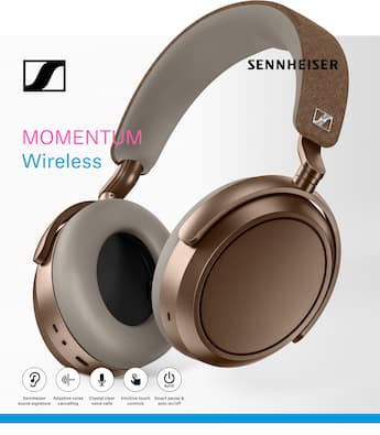 Sennheiser MOMENTUM 4 Wireless Adaptive Noise Canceling Over The Sennheiser MOMENTUM 4 Wireless Adaptive Noise Canceling Over The