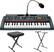 Angle Standard. Korg - microSAMPLER MS1 Bundle Portable Keyboard with 37 Mini Natural-Touch Keys.