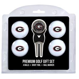 Team Golf - Georgia Bulldogs 4-Ball Gift Set - Multicolor