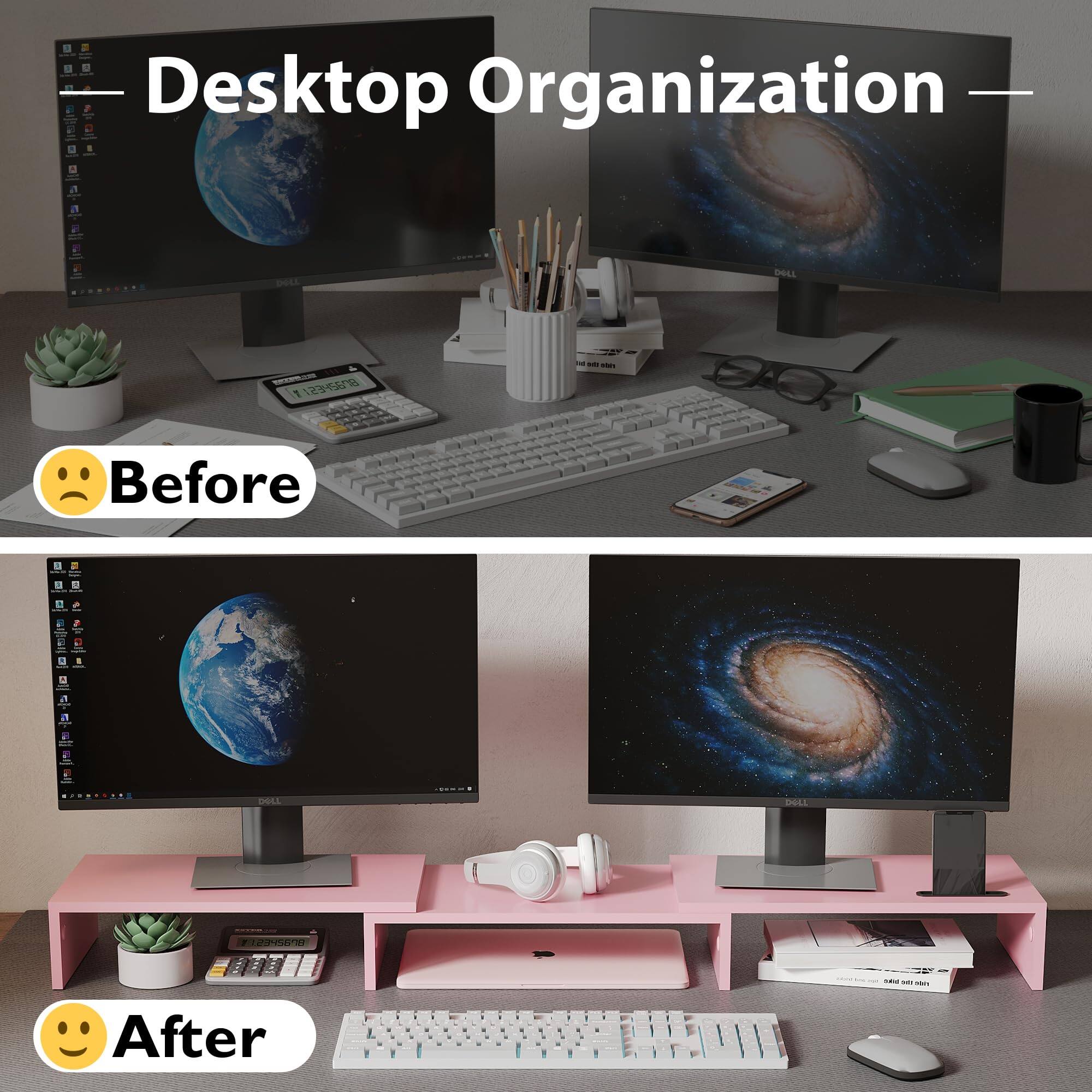 Desktop Organization

Before

After