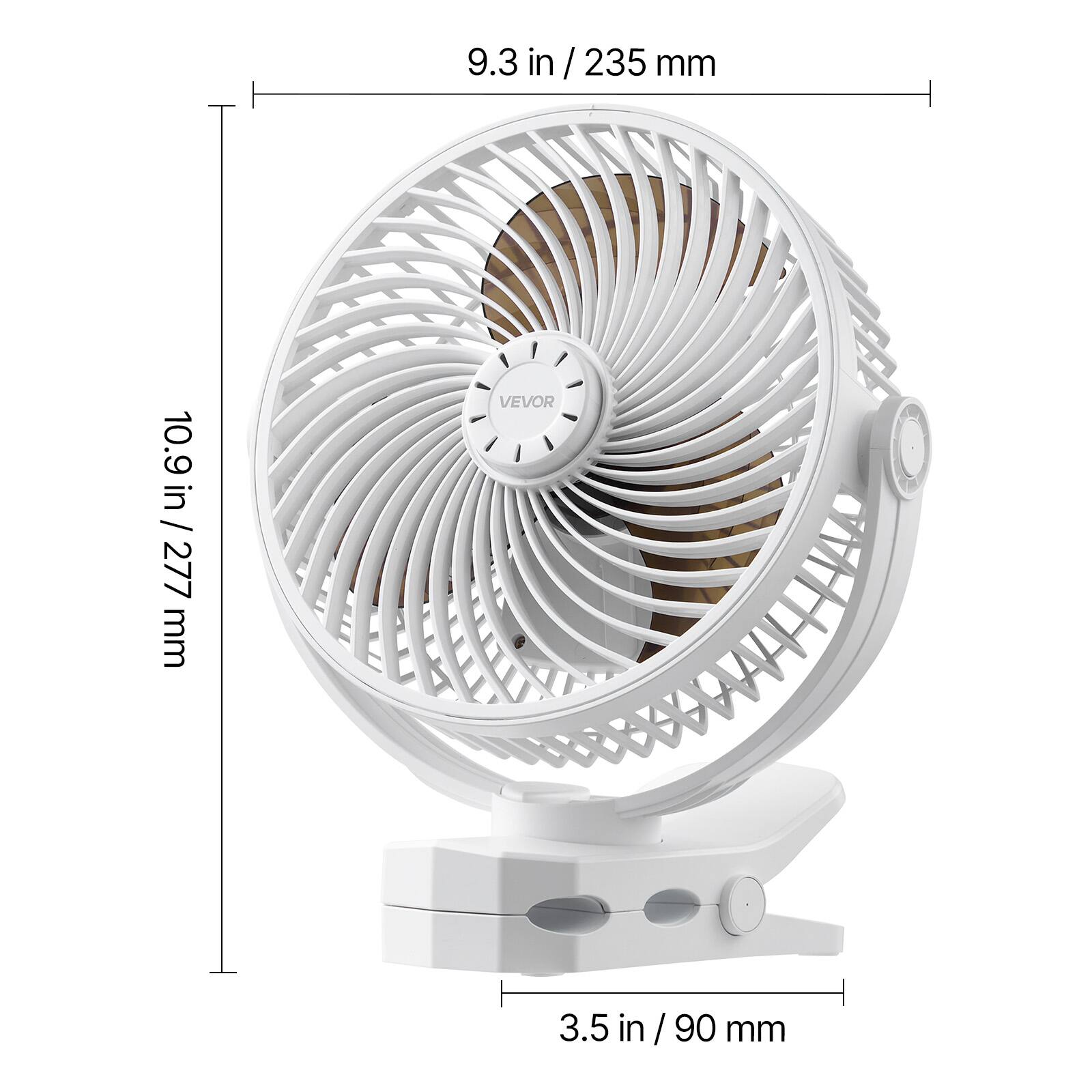 9.3 in / 235 mm  
10.9 in / 277 mm  
3.5 in / 90 mm  
VEVOR