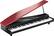 Alt View Standard 2. Korg - microPIANO Bundle Keyboard with 61 Natural Touch Keys - Red.