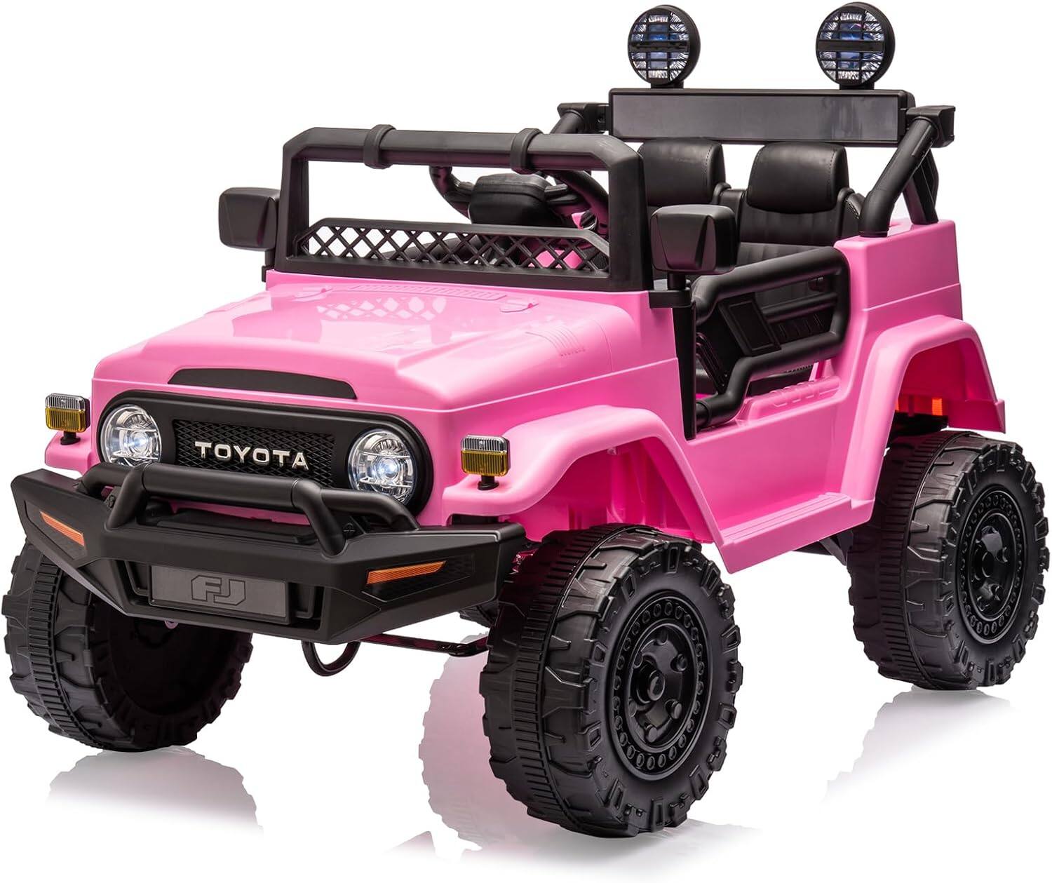 Homhougo - 12V Ride On Truck Car for Kids, Licensed Toyota Kids Car w/2.4G Remote Control, LED Lights, Suspension System price history on PriceWatchPro