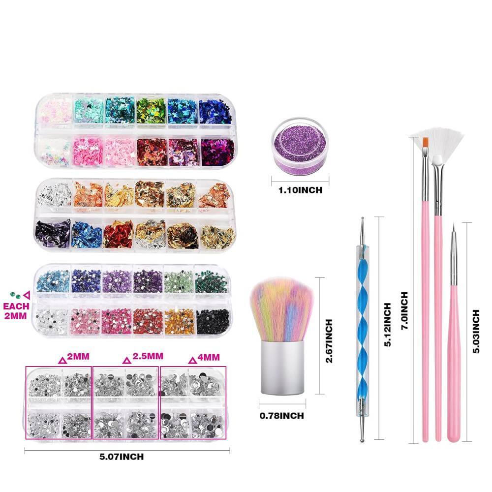 Beauty Hub Ecommerce - Complete Nail Art Design Tool Kit - Pink