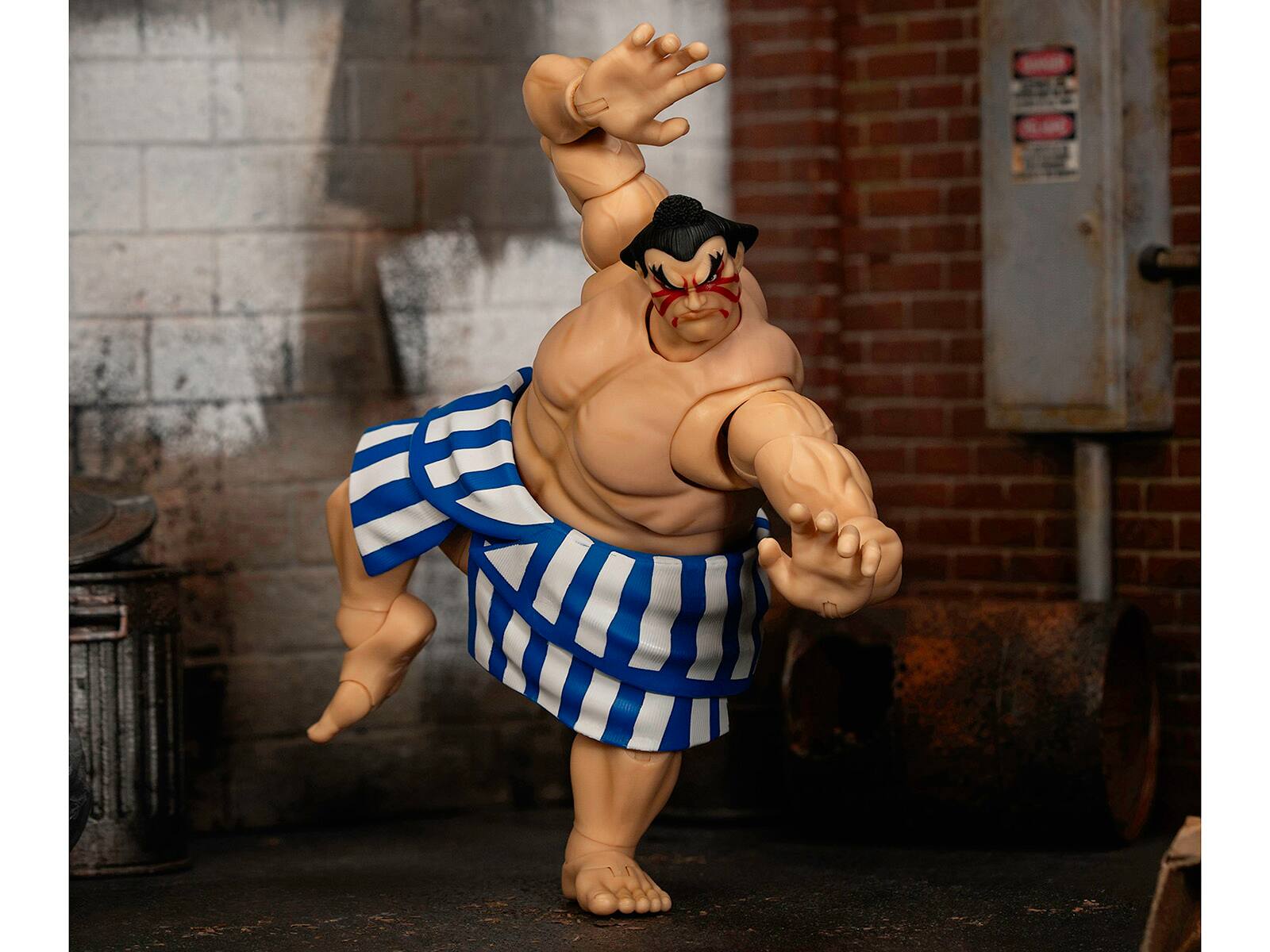 Alt View 5. Jada Toys - Jada Toys - Street Fighter E-Honda 1/12 Scale Deluxe Action Figure   - COLLECTIBLES - Multicolor.