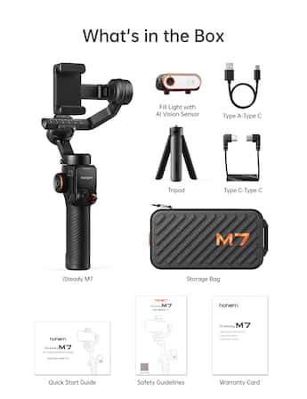 Hohem iSteady M7 3 Axis Gimbal Stabilizer for Smartphone w/ AI Hohem iSteady M7 3 Axis Gimbal Stabilizer for Smartphone w/ AI