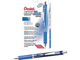 Pentel - EnerGel RTX Retractable Gel Pens, Fine Point, 0.5mm, Dozen - Blue Ink