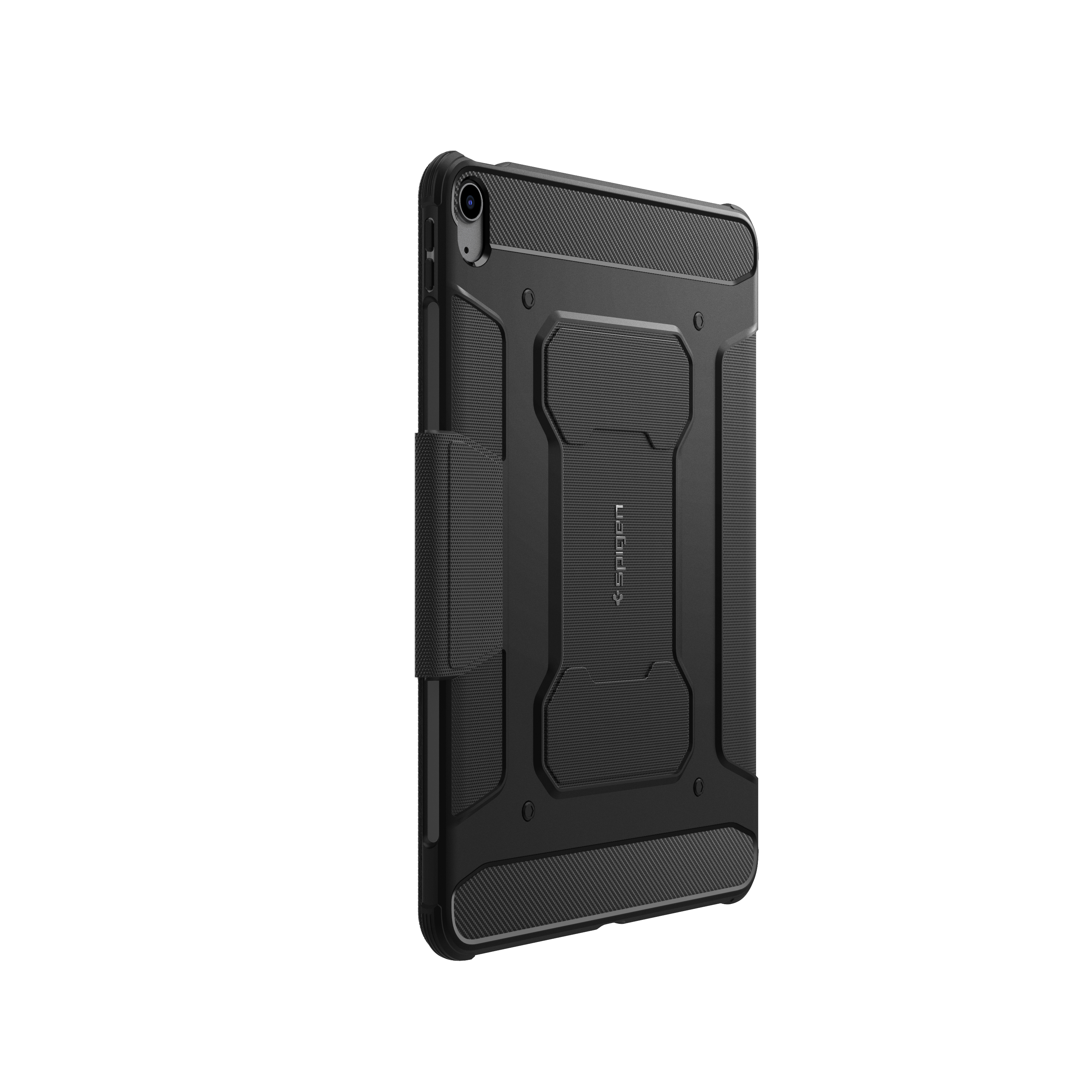 Alt View 2. Spigen - Spigen Core Armor Pro iPad Air 11-inch Case - Black - Black.