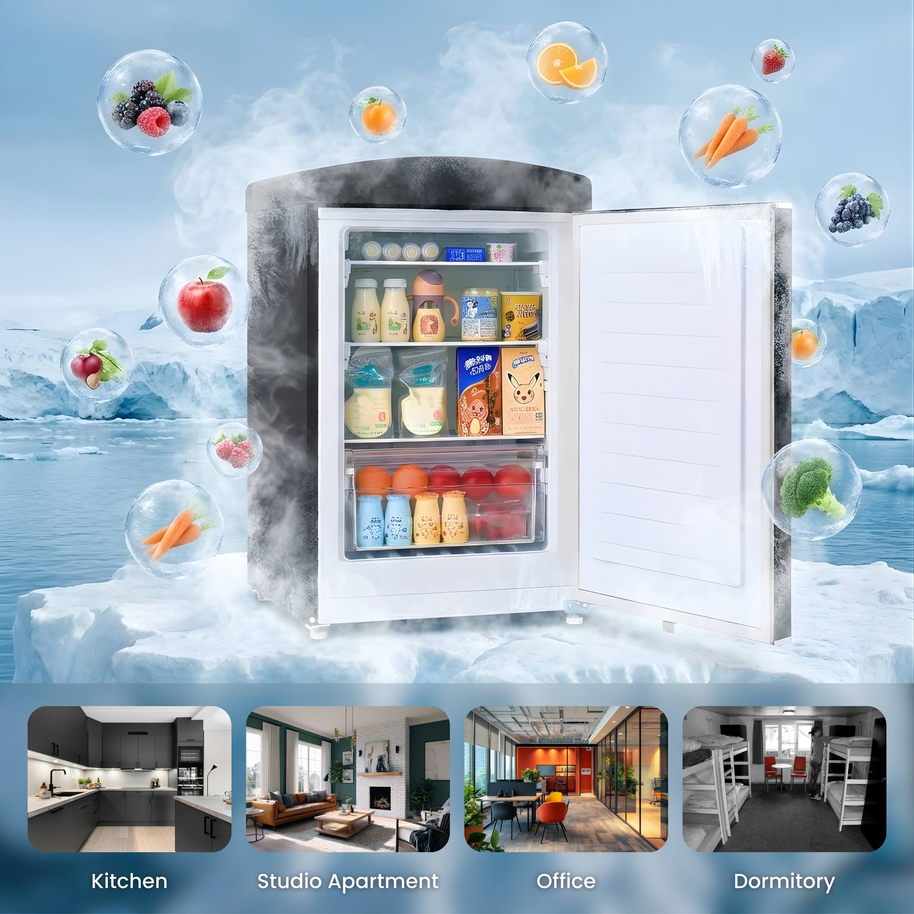 - Kitchen
- Studio Apartment
- Office
- Dormitory