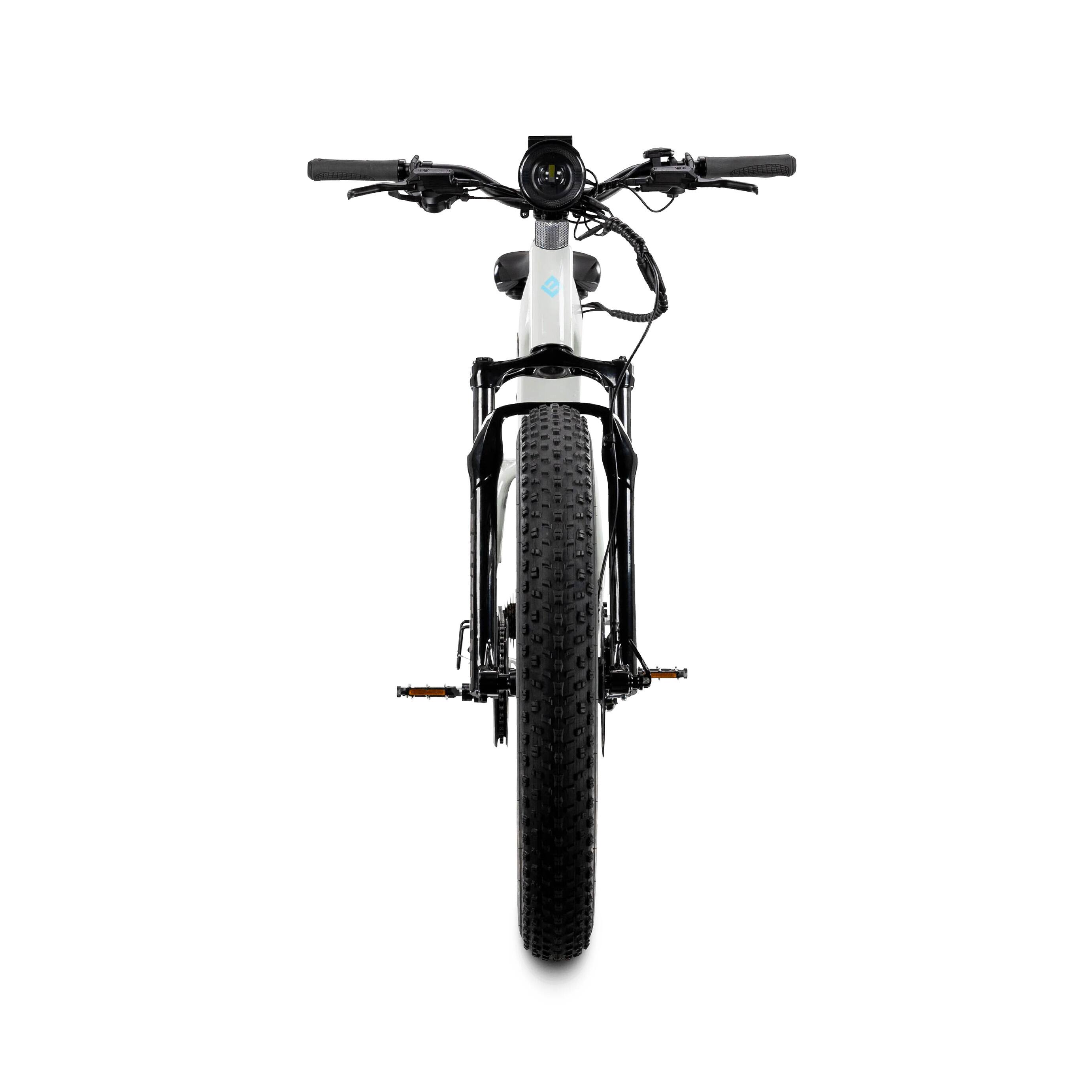 Alt View 8. Lectric eBikes - XPeak2 Step-Thru eBike (Max 60mi/28mph) + Rear Rack/Fenders/Elite Headlight/Suspension Seat Post - Stratus White.