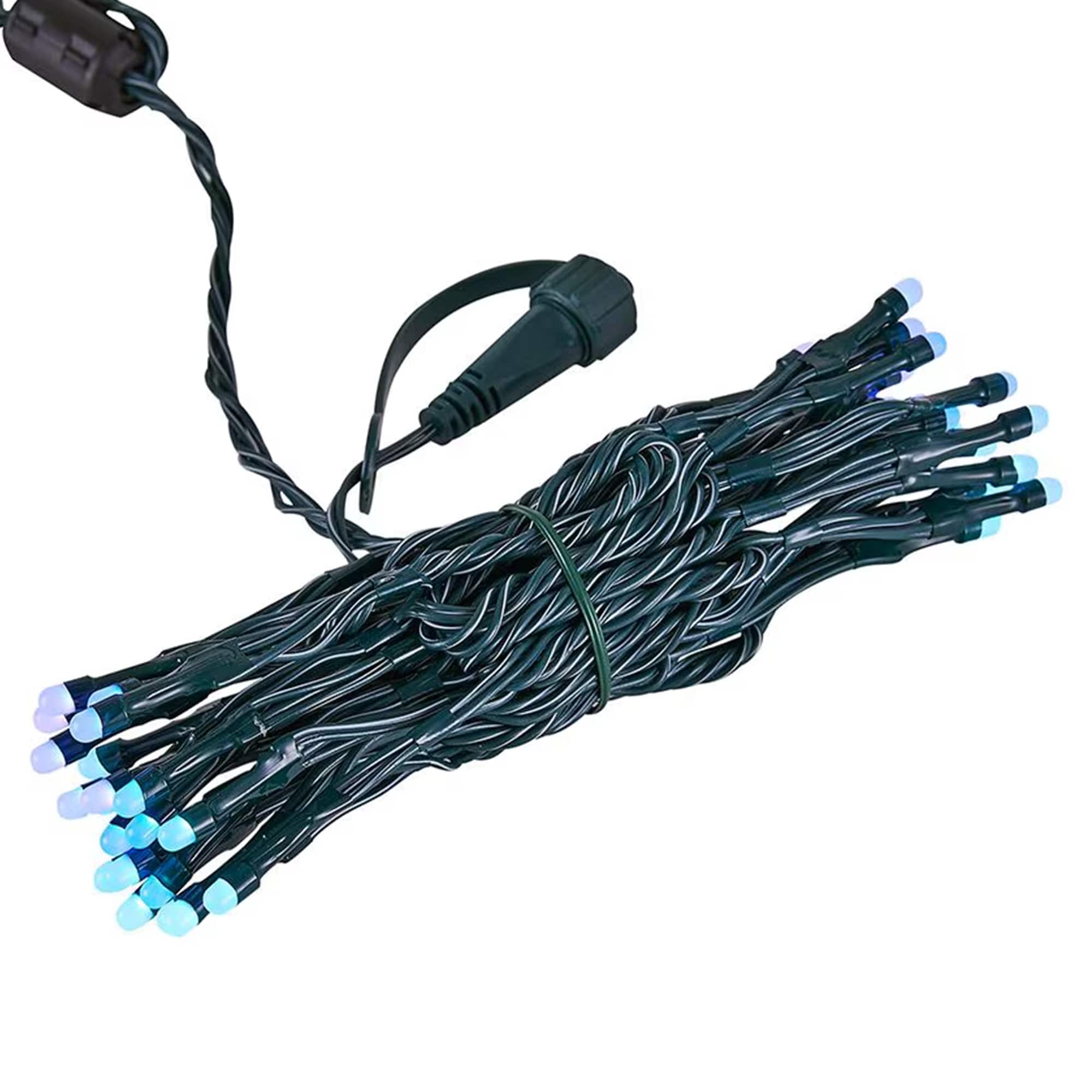 Home Heritage - Lumations 6.5 Ft RGB LED Indoor/Outdoor String Lights, 40 Count - Multi
