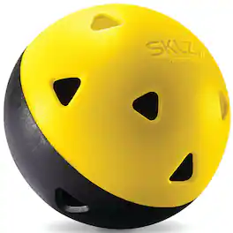SKLZ - Mini Impact Training Baseballs 12-Pack - Black/Yellow
