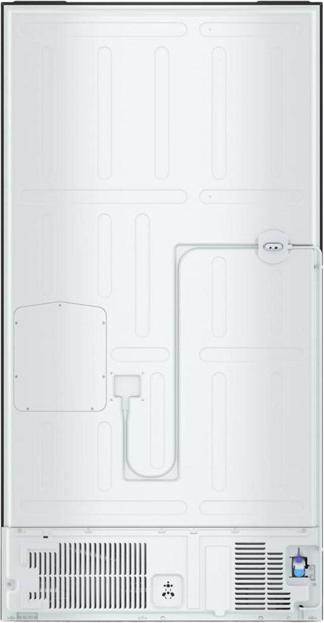 Left. Whirlpool - 36-inch TRUE Counter Depth 4-Door French Door Refrigerator with Nugget Ice - 22 cu. ft. - Fingerprint-Resistant Stainless Finish.